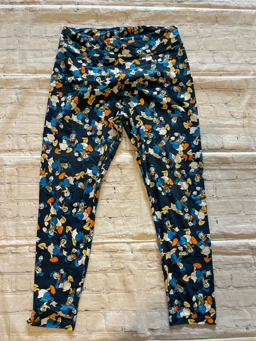 LuLaRoe Blue Donald Duck Disney Leggings